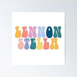 Lennon Stella Vibes Poster