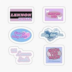 Lennon Stella Pack Sticker