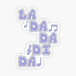 Lennon Stella La Di Da Sticker