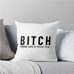 Bitch Lennon Stella Throw Pillow