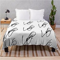 John Lennon Signed Stella McCartney Cruise Collection Throw Blanket