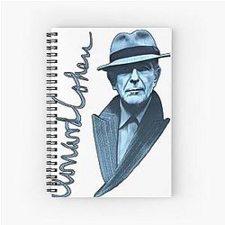 Leonard Cohen Spiral Notebook
