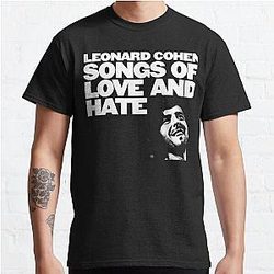Leonard Cohen songs of love and hate Classic T-Shirt