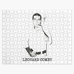 Leonard Cohen Retro Live Fan Tribute Limited Edition Jigsaw Puzzle