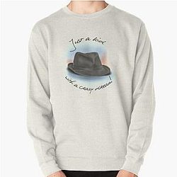 Hat For Leonard Cohen    Pullover Sweatshirt