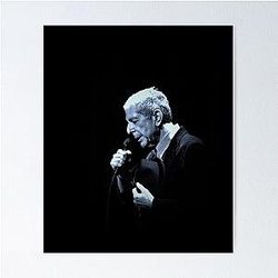 Leonard Cohen Portrait Poster