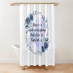 Leonard Cohen Shower Curtain