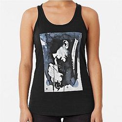 Leonard Cohen Racerback Tank Top