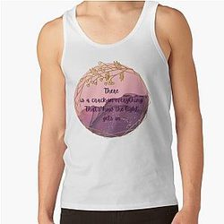There is a crack in everything that's how the light gets in - Leonard Cohen Tank Top