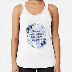 Leonard Cohen Racerback Tank Top