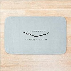 Dr. Who - Leonard Cohen Crack   Bath Mat