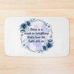 Leonard Cohen Bath Mat