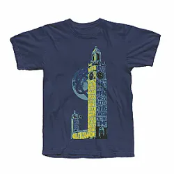 NAVY MONTREAL TOWER OF SONG DTNK2805 Leonard Cohen T-Shirts