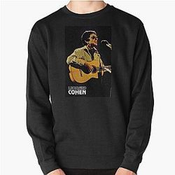 Leonard Cohen Guitar Leonard Cohen  Leonard Cohen Tee   Pullover Sweatshirt