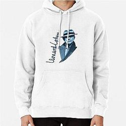 Leonard Cohen Pullover Hoodie