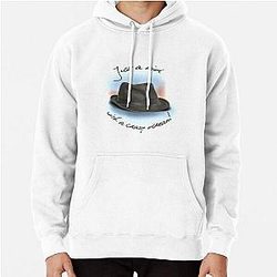 Hat For Leonard Cohen    Pullover Hoodie