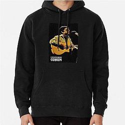 Leonard Cohen Guitar Leonard Cohen  Leonard Cohen Tee   Pullover Hoodie
