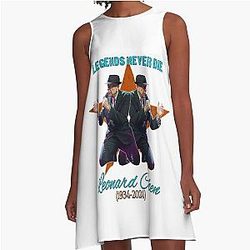 Leonard Cohen A-Line Dress