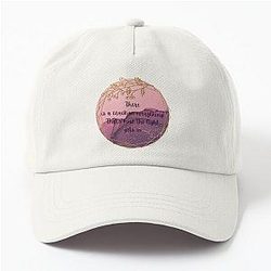 There is a crack in everything that's how the light gets in - Leonard Cohen Dad Hat