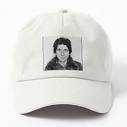 Leonard Cohen Black and White  Dad Hat
