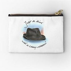 Hat For Leonard Cohen Zipper Pouch