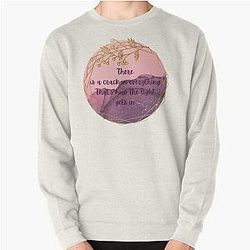 There is a crack in everything that's how the light gets in - Leonard Cohen Pullover Sweatshirt