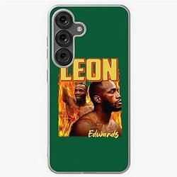 Vintage Leon Edwards Fighter Boxing Samsung Galaxy Soft Case