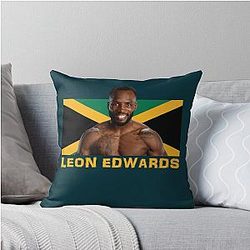 Leon Edwards Throw Pillow