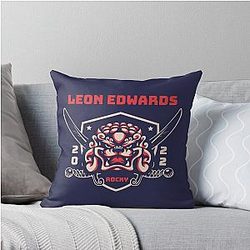 Leon Edwards - Throw Pillow