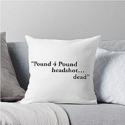Leon Edwards Quote Throw Pillow