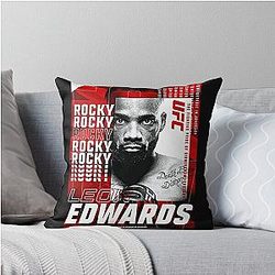 Leon Edwards Throw Pillow