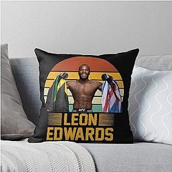 Leon Edwards Throw Pillow