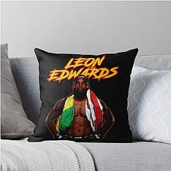 Leon Edwards Throw Pillow