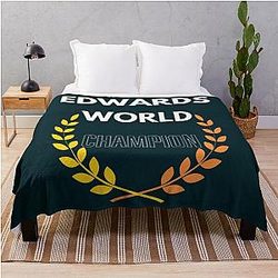 Leon Edwards Champion Throw Blanket
