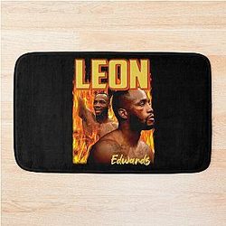 Vintage Leon Edwards Boxing Retro Bath Mat