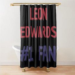 Leon Edwards Fan Shower Curtain