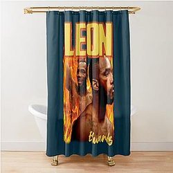 Vintage Leon Edwards Boxing Shower Curtain