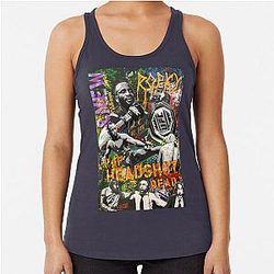 Headshot Dead - Leon Edwards graffiti painting by Racerback Tank Top