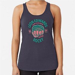 Leon Edwards Rocky Racerback Tank Top