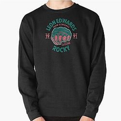 Leon Edwards Rocky Distressed Style Pullover Sweatshirt