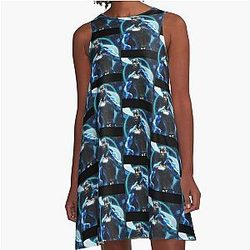 Leon Edwards Rocky A-Line Dress