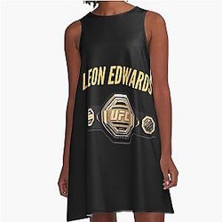 Leon Edwards champion UFC A Line Dress