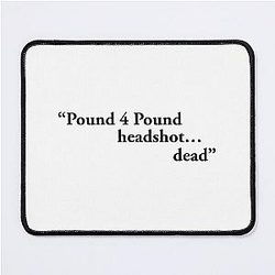 Pound vs Pound Headshot Dead Leon Edwards Quote Mouse Pad