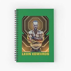 Leon Edwards Spiral Notebook