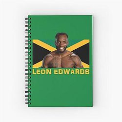 Leon Edwards Spiral Notebook