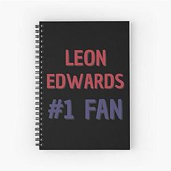 Leon Edwards Spiral Notebook