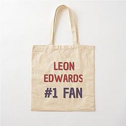 Leon Edwards Cotton Tote Bag