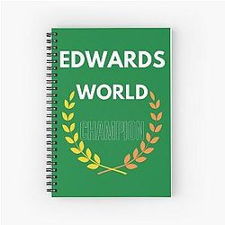 Leon Edwards Champion Notebook