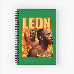 Vintage Leon Edwards Football Notebook