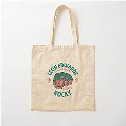 Leon Edwards Rocky Cotton Tote Bag